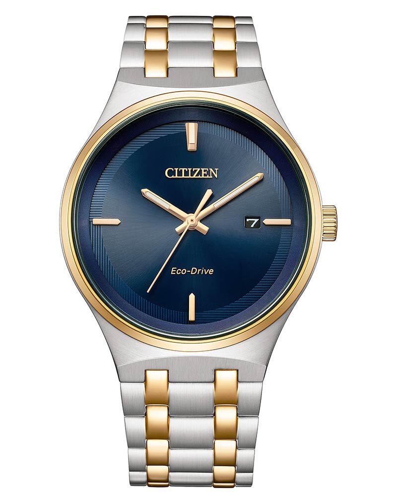 Buy Citizen Men Axiom Round Blue Watch bm7656-51l at Helios Watch