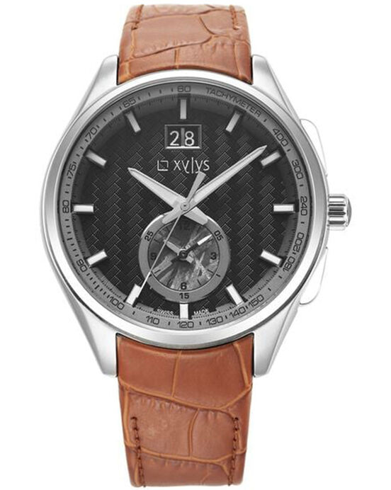 Xylys Men METEORITE Black Chronograph Quartz watch SKU ID 40043SL02 Helios The Watch Store