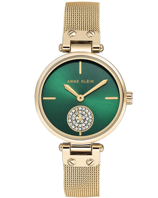 Anne Klein Women CRYSTALS Green Analog Quartz watch SKU ID AK3000GNGB Helios The Watch Store