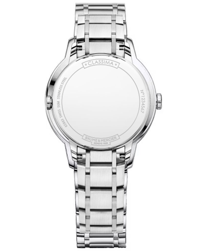 Baume et Mercier Women CLASSIMA Blue Analog QUARTZ watch SKU ID M0A10477 Helios The Watch Store