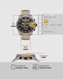 Diesel Men MEGA CHIEF Black Analog Quartz watch SKU ID DZ4581 Helios The Watch Store