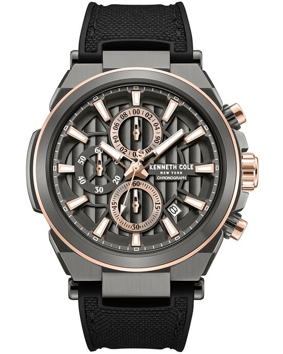 Kenneth Cole Men SS25 Gunmetal Analog Quartz watch SKU ID KCWGO0065702MNW Helios The Watch Store