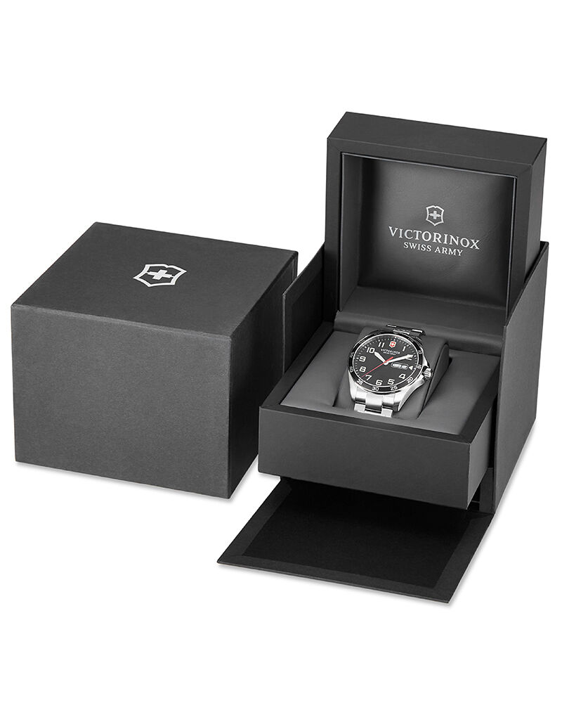 Buy Victorinox Men Field Force Round Black Watch 241849 at Helios