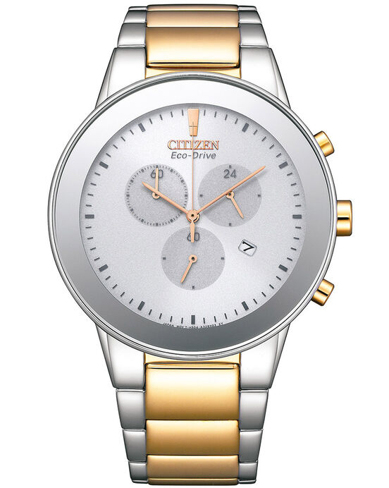 Citizen Men AXIOM White Analog Quartz watch SKU ID AT2244-84A Helios The Watch Store