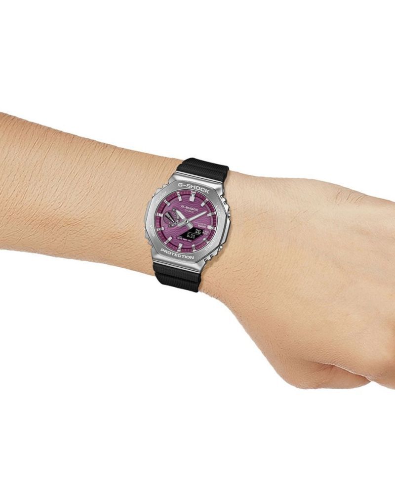 G-Shock Men GBM-2100 Burgundy  Analog-Digital Quartz watch SKU ID G1735 Helios The Watch Store