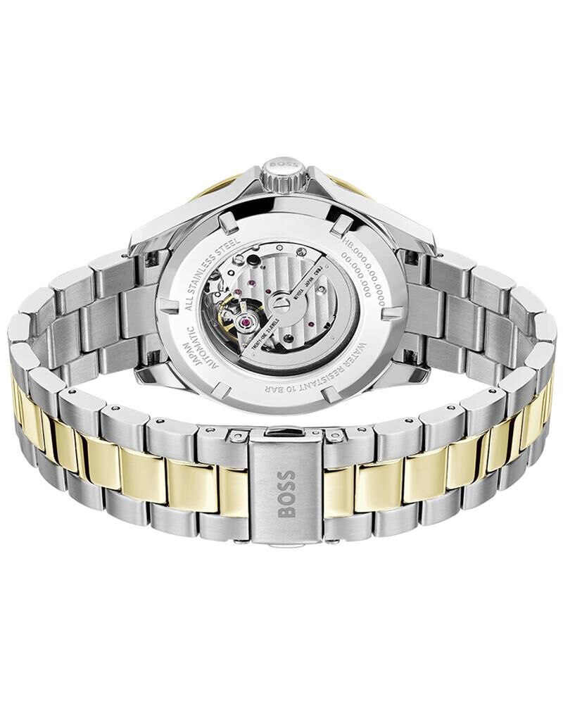 Buy Boss Men Troper Automatic Round Blue Watch 1514201 at Helios
