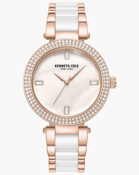 Kenneth Cole Women  White Analog Quartz watch SKU ID KCWLG0062901LD Helios The Watch Store