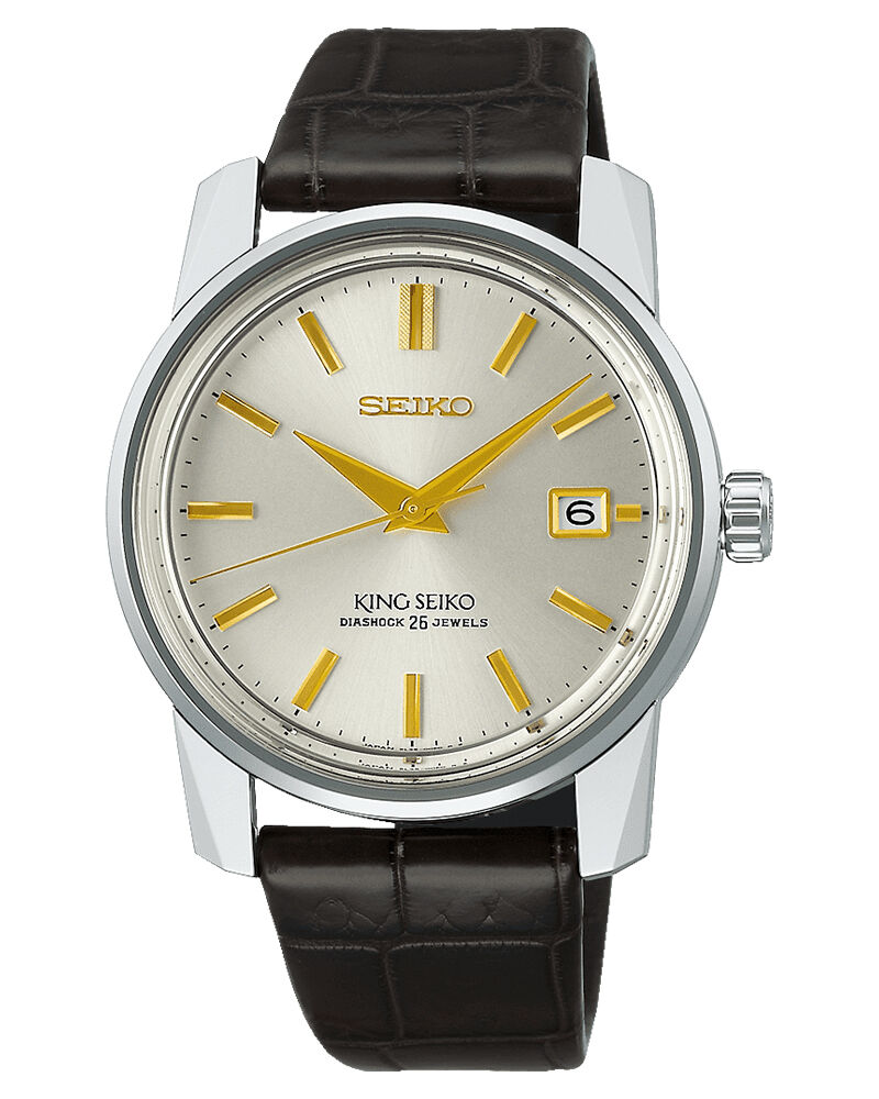 King Seiko Men KING SEIKO Silver Analog Automatic watch SKU ID SJE087J1 Helios The Watch Store