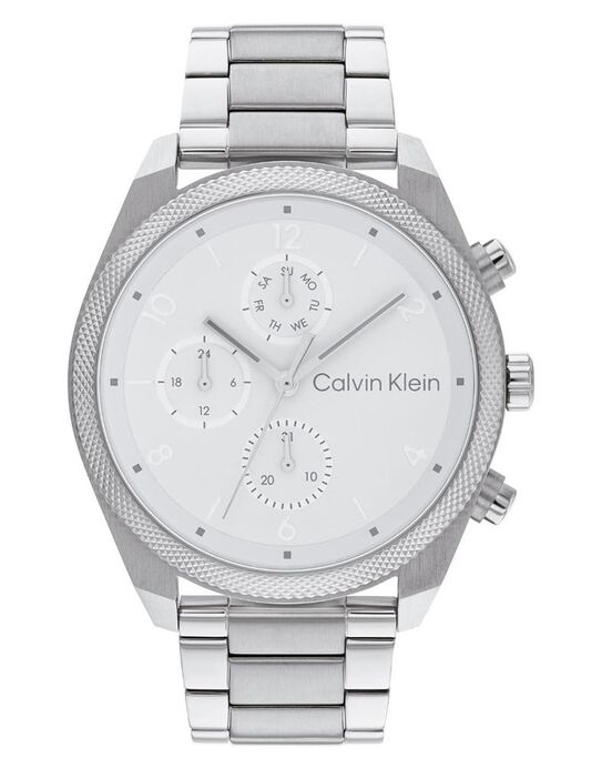 Calvin Klein Men IMPACT Silver Analog Quartz watch SKU ID 25200356 Helios The Watch Store