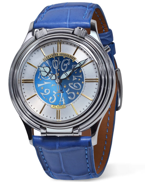 Alexander Shorokhoff Men Swan Lake AVG Silver Analog Mechanical watch SKU ID ASPT-SL3 Helios The Watch Store
