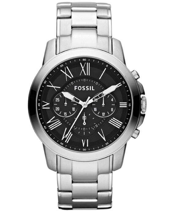 Fossil Men GRANT Black Chronograph Quartz watch SKU ID FS4736 Helios The Watch Store