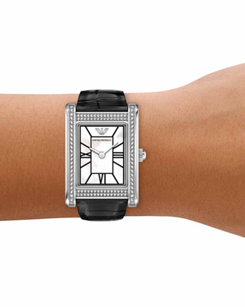Emporio Armani Women  Mother of Pearl Analog Quartz watch SKU ID AR11803 Helios The Watch Store