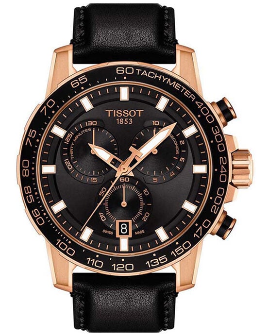 Tissot Men SUPERSPORT CHRONO Black Analog Quartz watch SKU ID T1256173605100 Helios The Watch Store