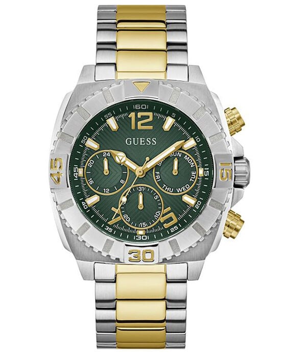 Guess Men TRACTION Green Analog Quartz watch SKU ID GW0800G1 Helios The Watch Store