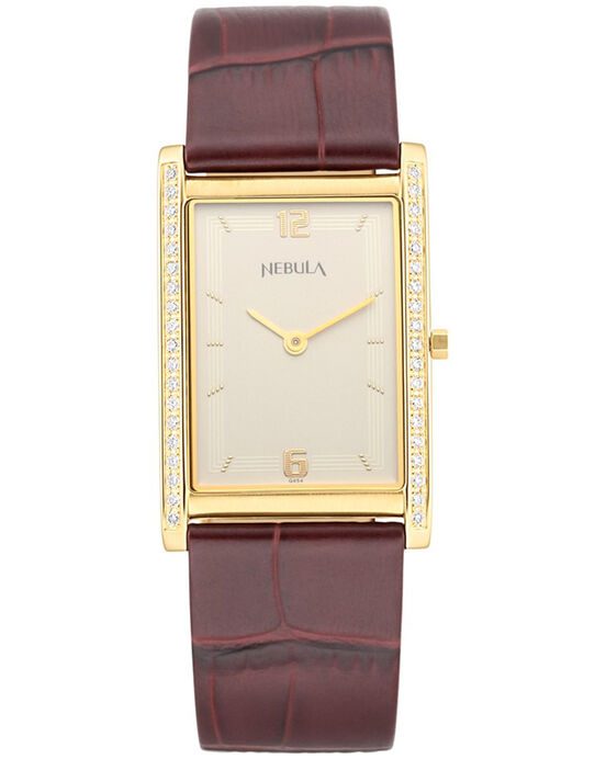 Nebula Men AVANT GARDE Champagne Analog Quartz watch SKU ID 1170DL01 Helios The Watch Store