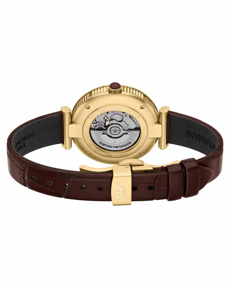 Emporio Armani Women  Mother of Pearl Analog Automatic watch SKU ID AR60097 Helios The Watch Store