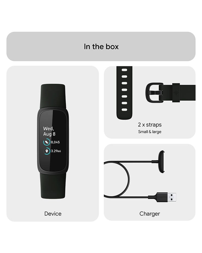 Fitbit Unisex INSPIRE 3 Black Digital/Smart Smart/Digital watch SKU ID FB424BKBK Helios The Watch Store