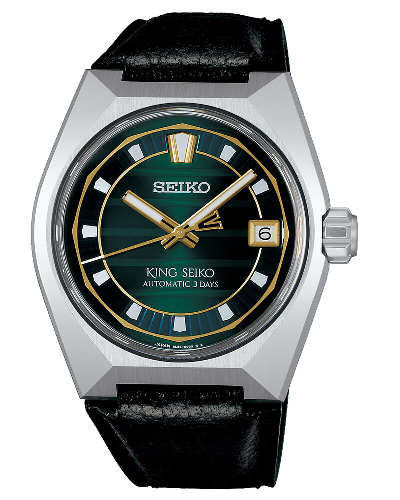 King Seiko Men KING SEIKO Green Analog Automatic watch SKU ID SLA095J1 Helios The Watch Store