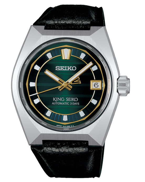 King Seiko Men KING SEIKO Green Analog Automatic watch SKU ID SLA095J1 Helios The Watch Store