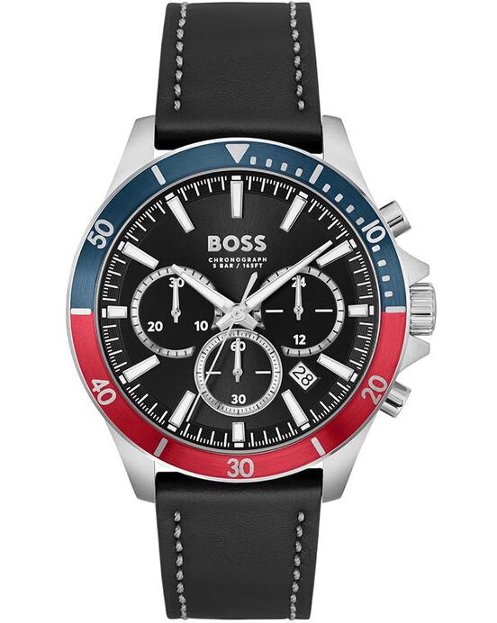 Boss Men TROPER Black Analog Quartz watch SKU ID 1514099 Helios The Watch Store