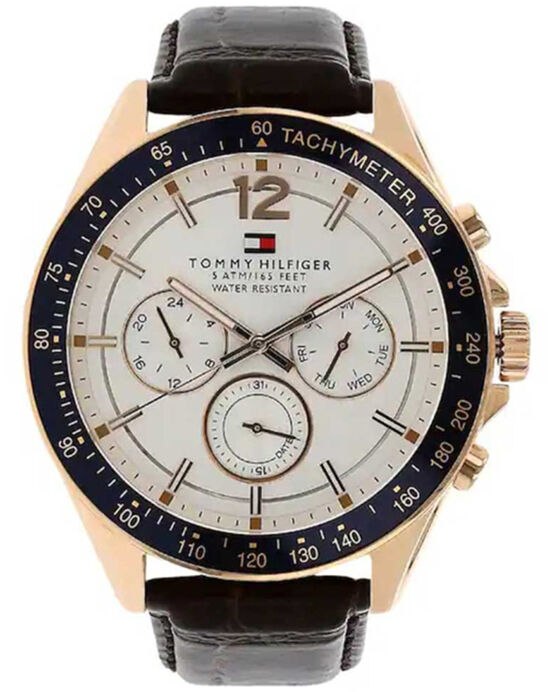 Tommy Hilfiger Men  White Analog Quartz watch SKU ID TH1791118 Helios The Watch Store