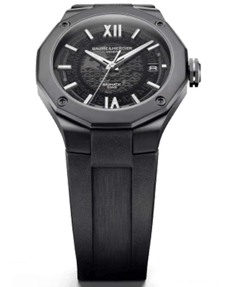 Baume et Mercier Men RIVIERA Grey Analog Automatic watch SKU ID M0A10617 Helios The Watch Store