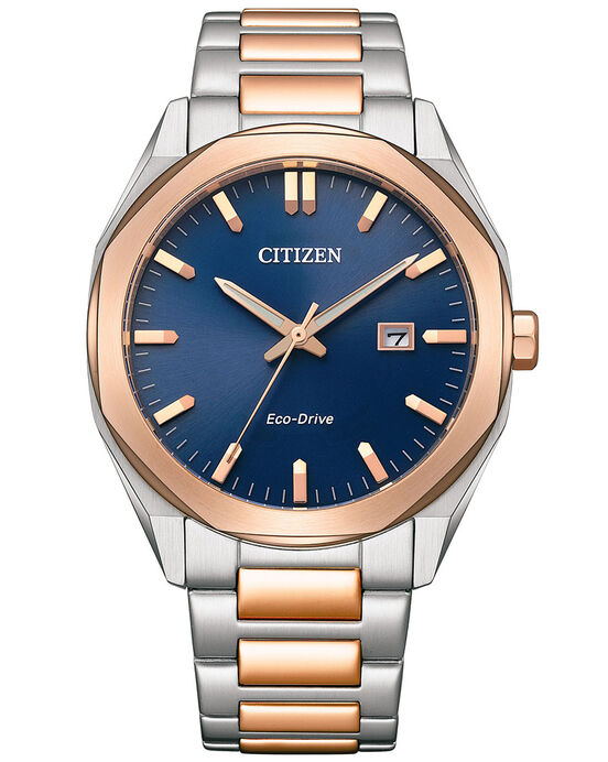 Citizen Men ECO-DRIVE BASIC Dark Blue Analog Quartz watch SKU ID BM7606-84L Helios The Watch Store
