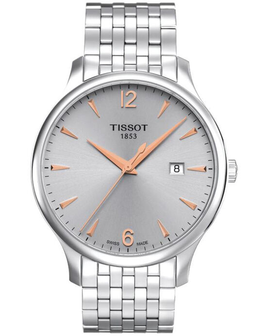 Tissot Men TRADITION Silver Analog Quartz watch SKU ID T0636101103701 Helios The Watch Store