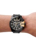 Diesel Men MEGA CHIEF Black Analog Quartz watch SKU ID DZ4338 Helios The Watch Store