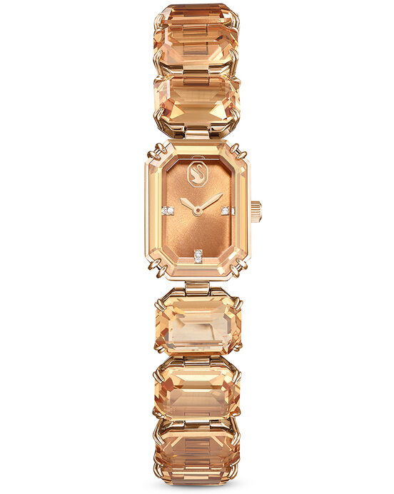 Swarovski Women MILLENIA Champagne Gold Tone Analog Quartz watch SKU ID 5729841 Helios The Watch Store