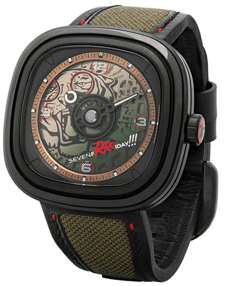 SevenFriday Unisex T SERIES Green Analog Automatic watch SKU ID T3/04 Helios The Watch Store
