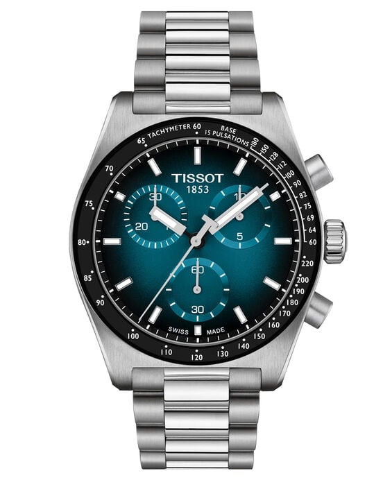 Tissot Men PR 516 Blue Analog Quartz watch SKU ID T1494171104101 Helios The Watch Store