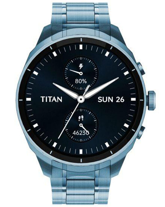 Titan Smart Men HERITAGE Black Analog Smart/Digital watch SKU ID 90207QM01 Helios The Watch Store