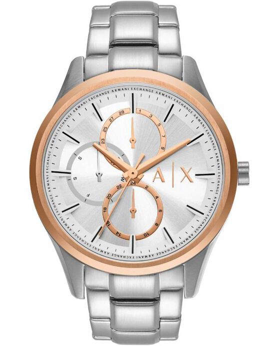 Armani Exchange Men DANTE Silver Analog Quartz watch SKU ID AX1870 Helios The Watch Store