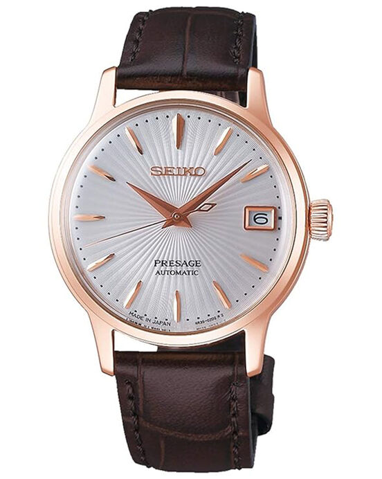 Seiko Women PRESAGE Rose Gold Analog Automatic watch SKU ID SRP852J1 Helios The Watch Store