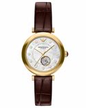 Emporio Armani Women  Mother of Pearl Analog Automatic watch SKU ID AR60097 Helios The Watch Store