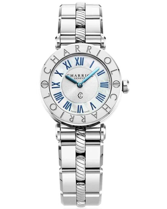 Charriol Women NAVIGATOR CRUISE White Analog Quartz watch SKU ID CR28S.910.007 Helios The Watch Store