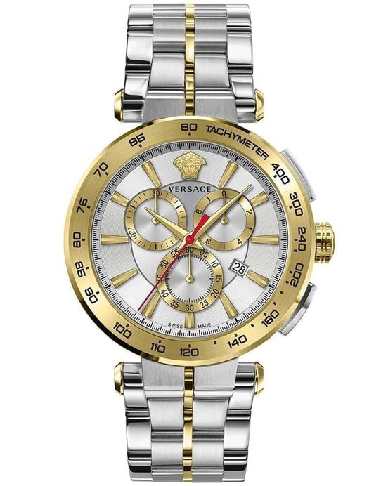 Versace Men AION CHR GENT WC-6CA Green Analog Quartz watch SKU ID VE6CA0423 Helios The Watch Store