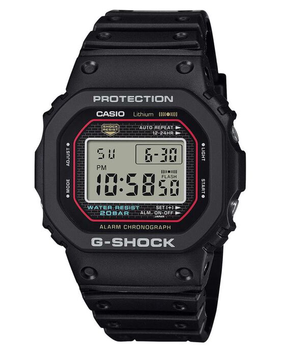 G-Shock Men DW-5000 Black Digital Quartz watch SKU ID G1660 Helios The Watch Store