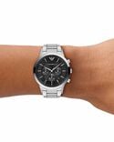 Emporio Armani Men  Black Chronograph Quartz watch SKU ID AR11819 Helios The Watch Store