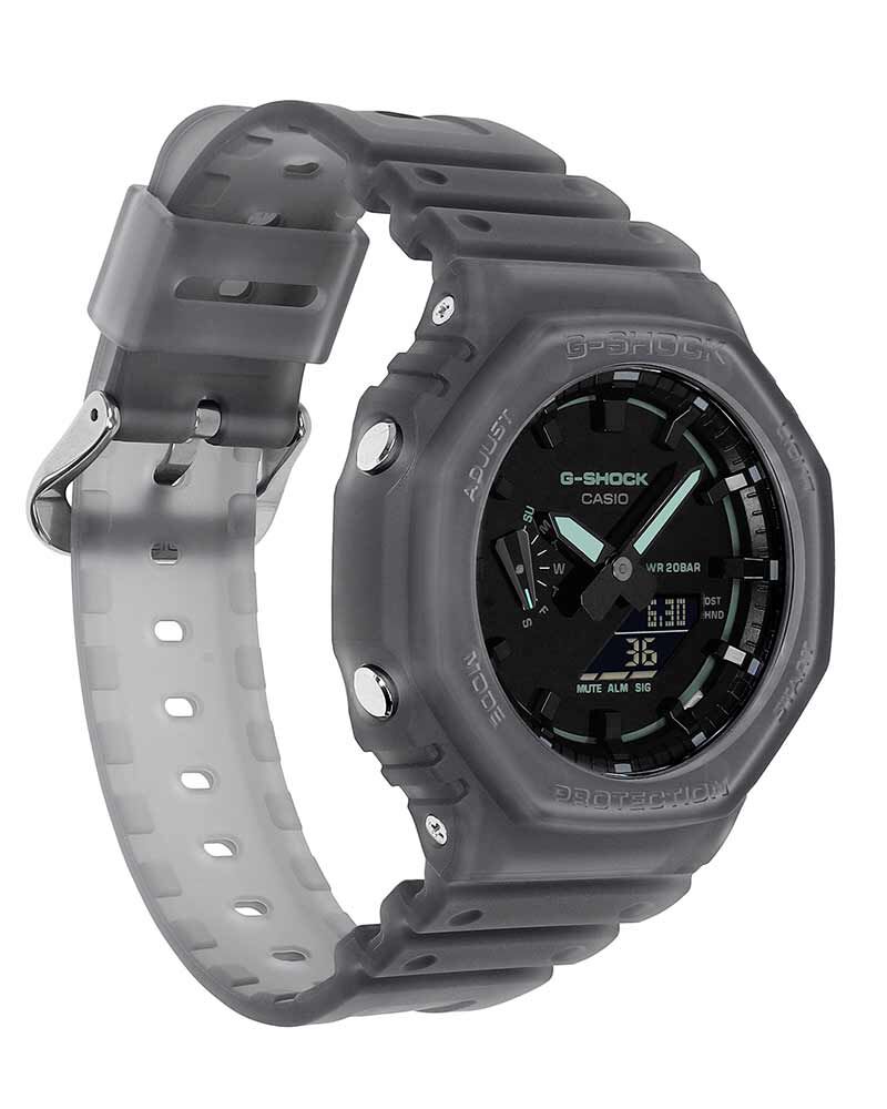 G-Shock Men GA-2100 Black  Analog-Digital Quartz watch SKU ID G1784 Helios The Watch Store
