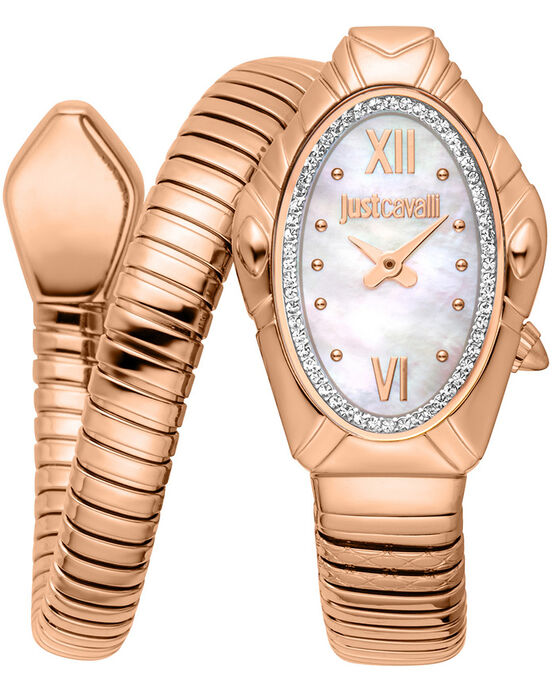 Just Cavalli Women LIRICA White Mother Of Pearl Analog Quartz watch SKU ID JC1L357M0045 Helios The Watch Store