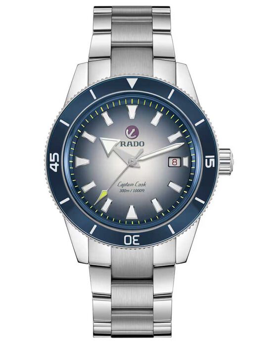 Rado Men Captain Cook Blue & White Analog Automatic watch SKU ID R32154208 Helios The Watch Store