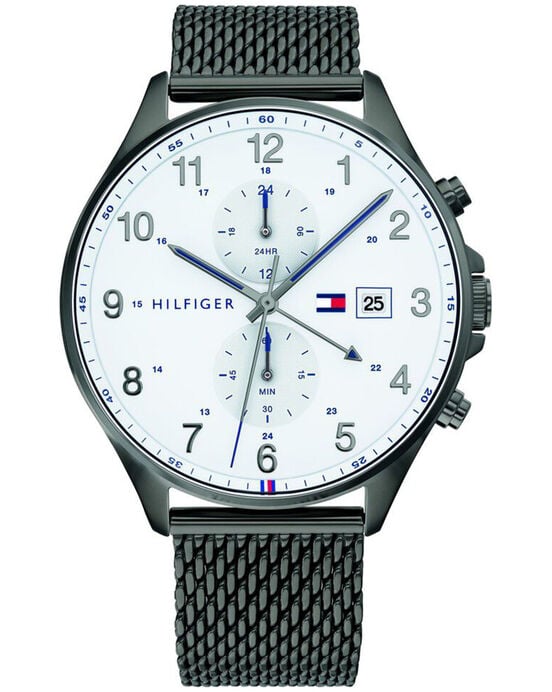 Tommy Hilfiger Men WEST Grey Multifunction Quartz watch SKU ID TH1791709 Helios The Watch Store