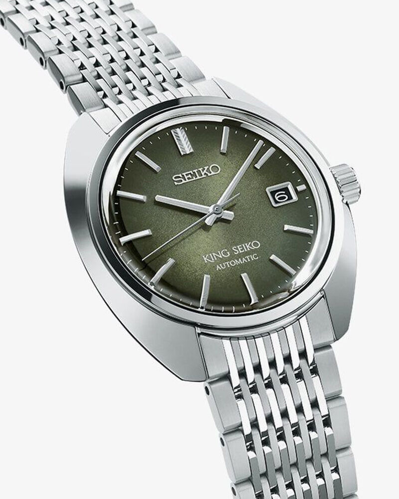 King Seiko Men KING SEIKO Green Analog Automatic watch SKU ID SJE113J1 Helios The Watch Store