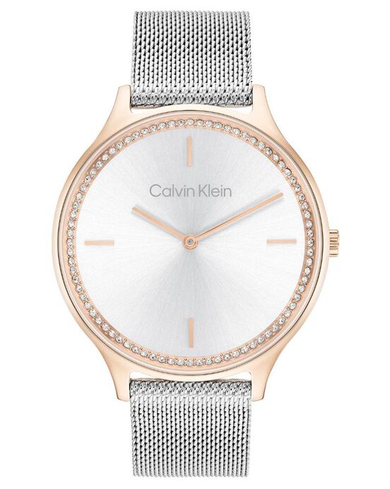 Calvin Klein Women CK TIMELESS Silver Analog Quartz watch SKU ID 25100006 Helios The Watch Store