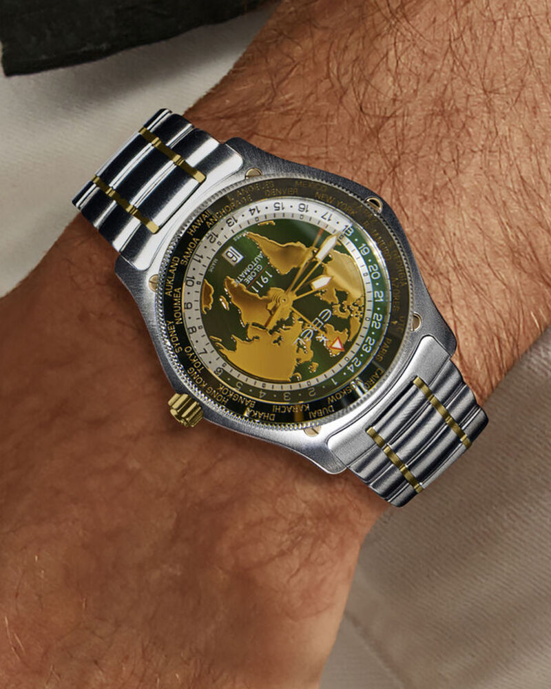 Ebel Men 1911 Green Analog Automatic watch SKU ID 1216665 Helios The Watch Store