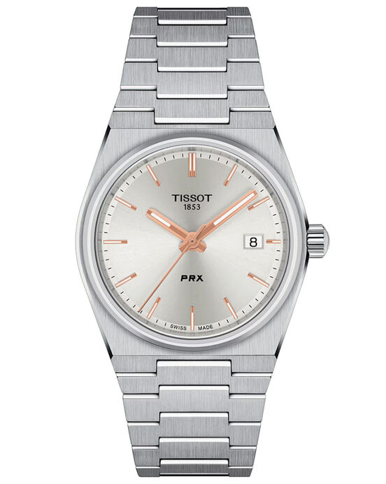 Tissot Women PRX Silver Analog Quartz watch SKU ID T1372101103100 Helios The Watch Store
