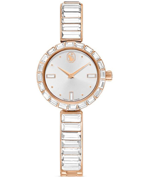 Swarovski Women MATRIX BANGLE Rose Gold Analog Quartz watch SKU ID 5677484 Helios The Watch Store