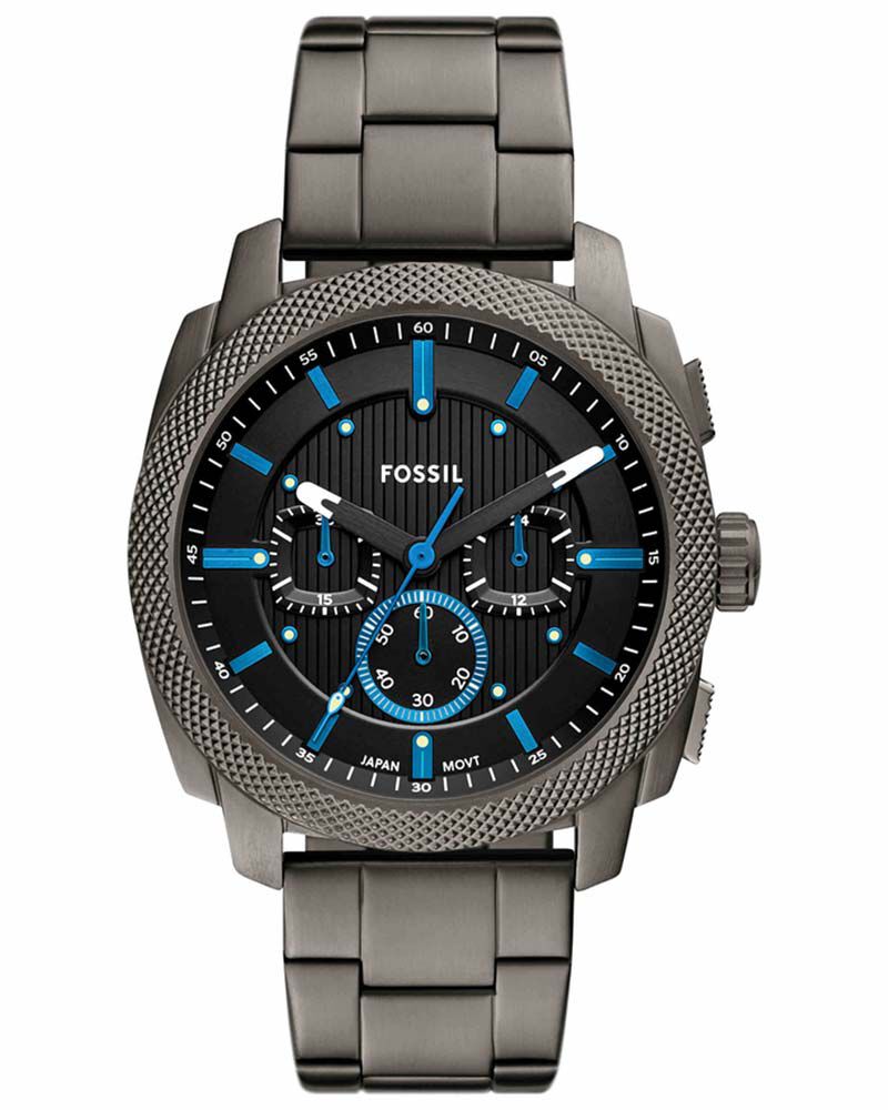 Fossil Men Machine Black Analog Quartz watch SKU ID FS6098 Helios The Watch Store